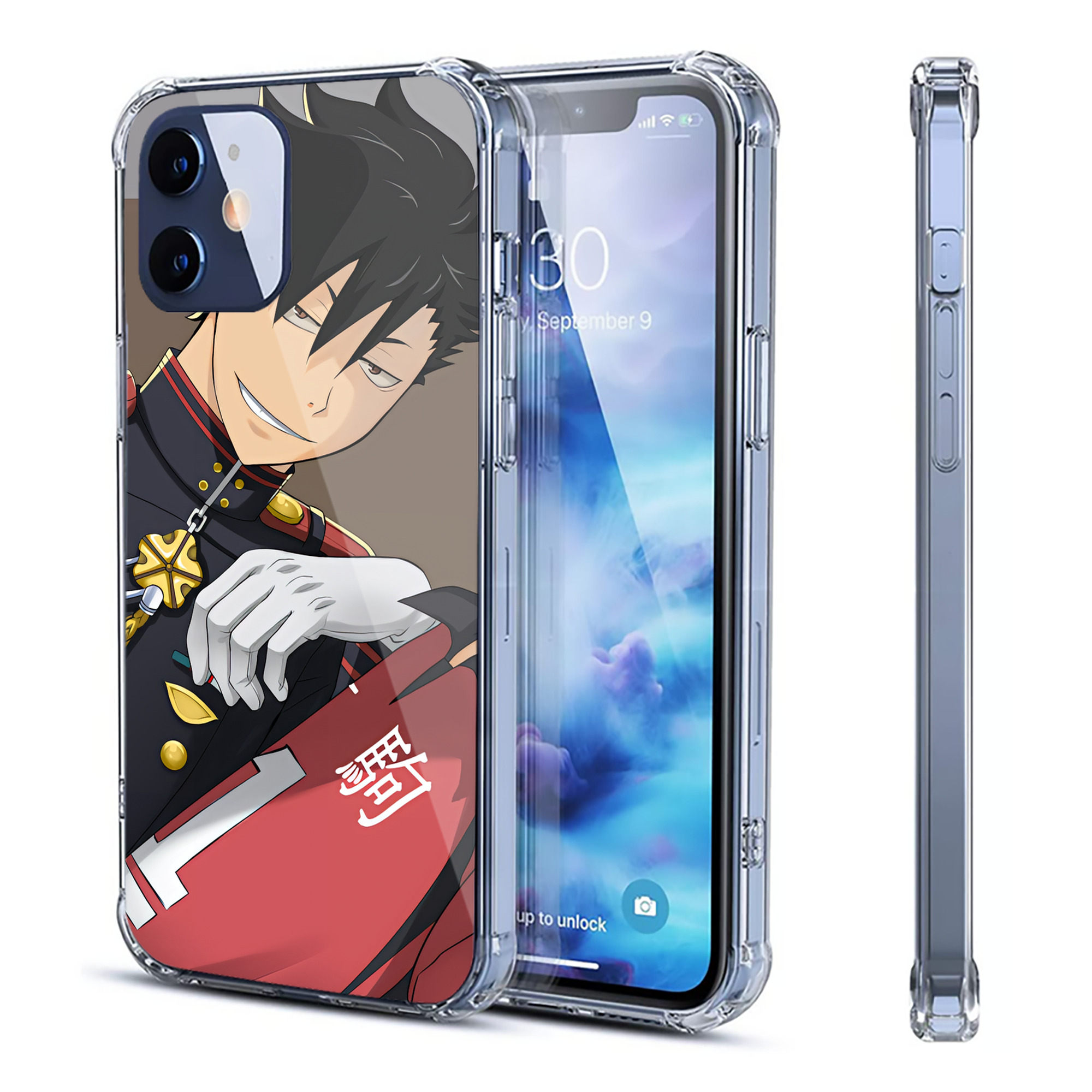 （画像用） ハイキュー!! Haikyu!! 【iPhone 12シリーズ対応】透明スマホケース（クリアソフトケース）